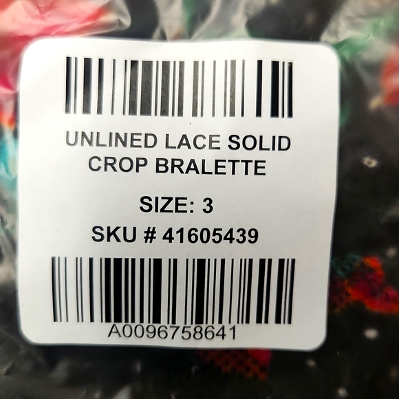 ❤️NWT VINTAGE TORRID LINGERIE - LACE LONGLINE BRALETTE - FLORAL POWER MESH - Picture 5 of 15